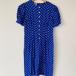 Vintage polka dot mini dress
